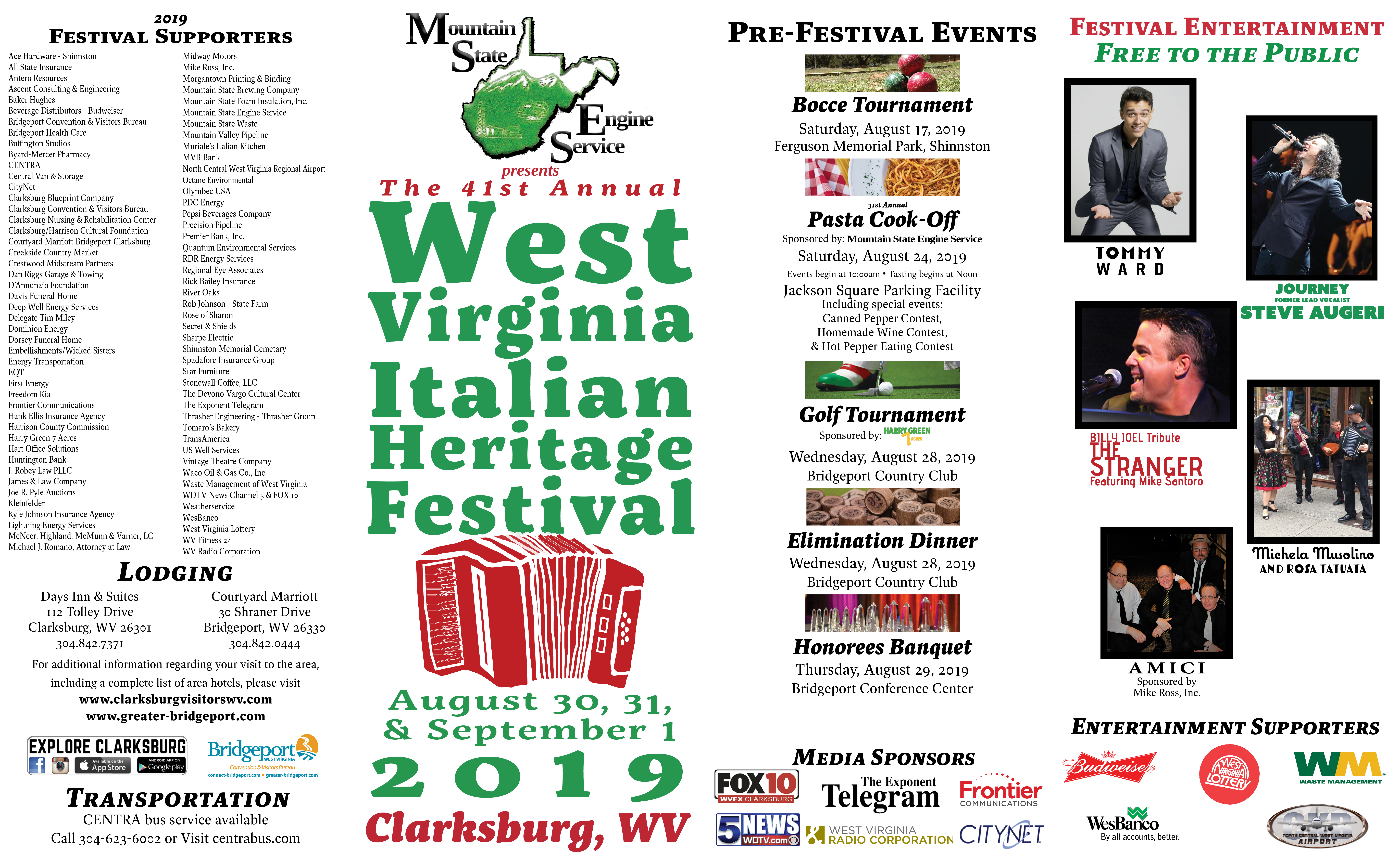 44th Annual West Virginia Italian Heritage Festival