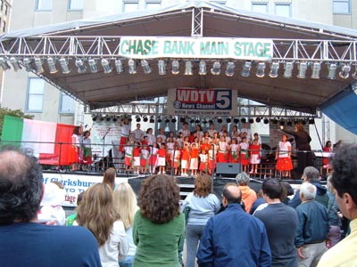 Scene from the West Virginia Italian Heritage Festival