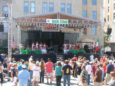 Scene from the West Virginia Italian Heritage Festival