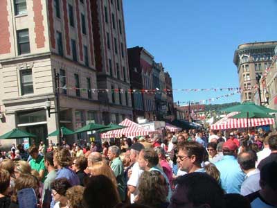 Scene from the West Virginia Italian Heritage Festival