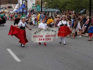 Scene from the West Virginia Italian Heritage Festival