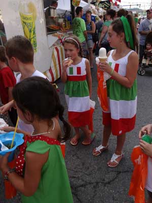 Scene from the West Virginia Italian Heritage Festival