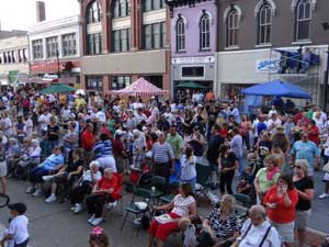 Scene from the West Virginia Italian Heritage Festival