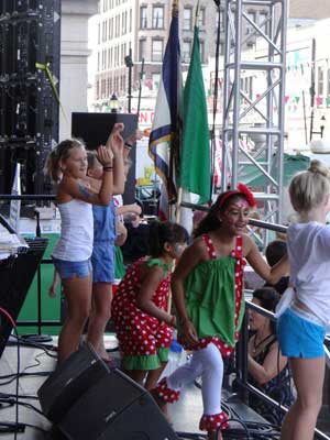 Scene from the West Virginia Italian Heritage Festival