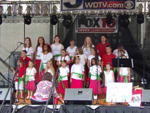 Scene from the West Virginia Italian Heritage Festival