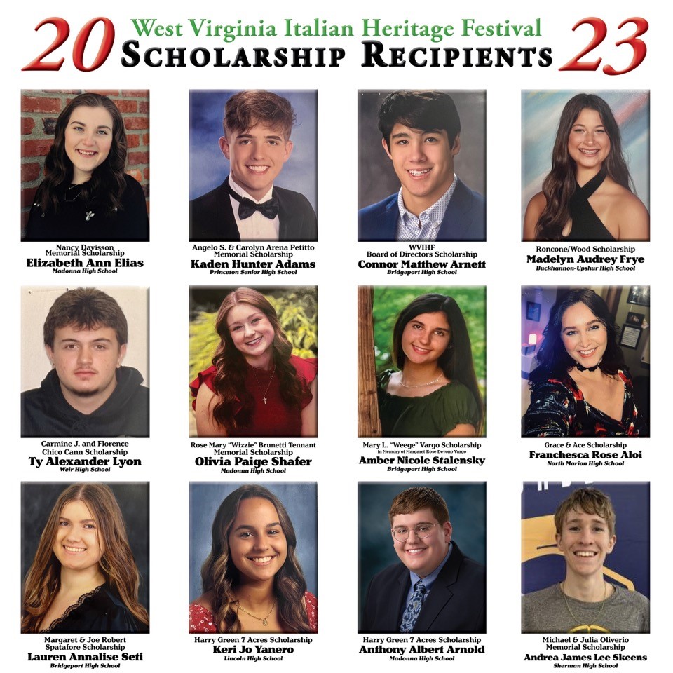 WVIHF 2023 Scholarship Recipients