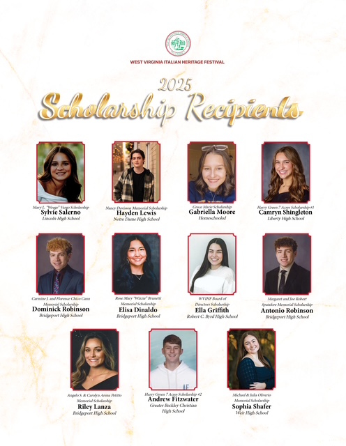 WVIHF 2025 Scholarship Recipients